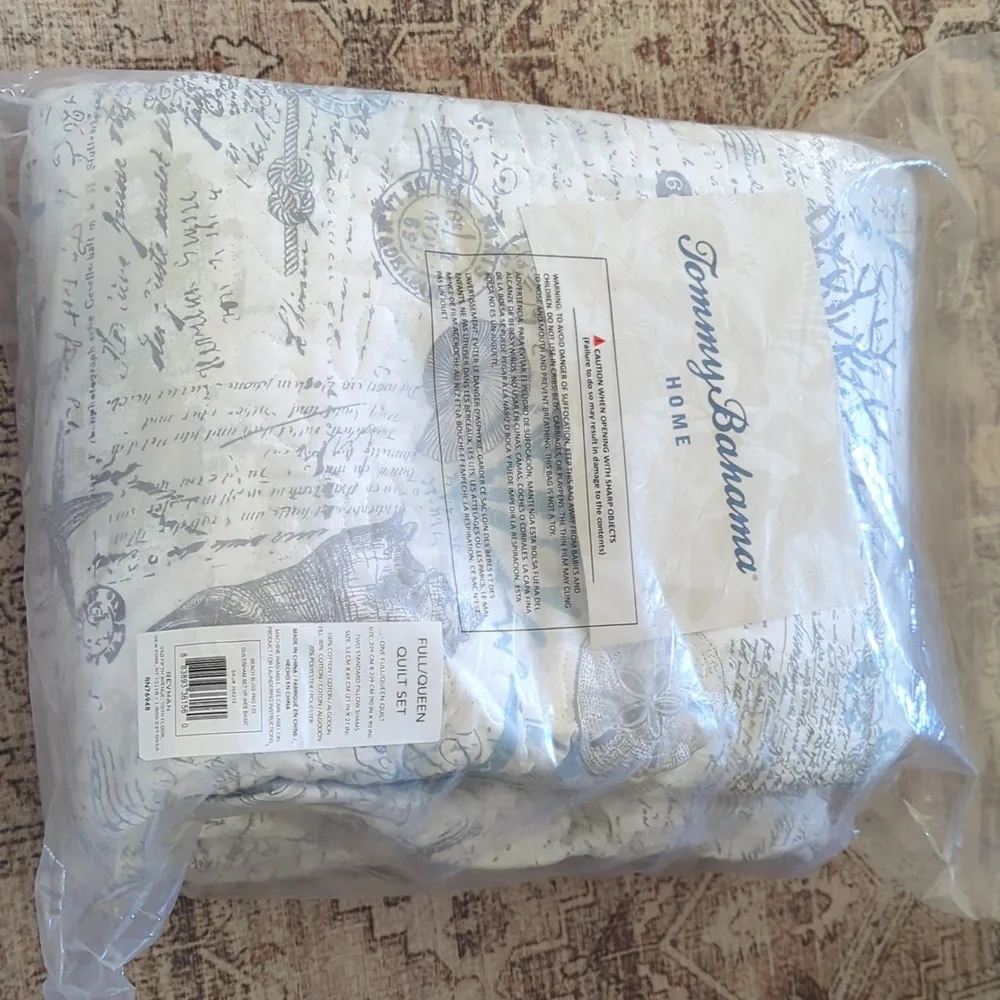 Tommy Bahama - Queen Quilt Set, Reversible Cotton Bedding with Matching Shams